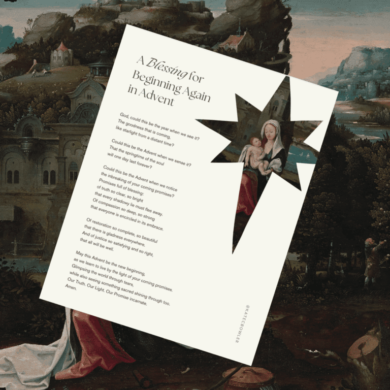 Advent Blessing – Beginning Again