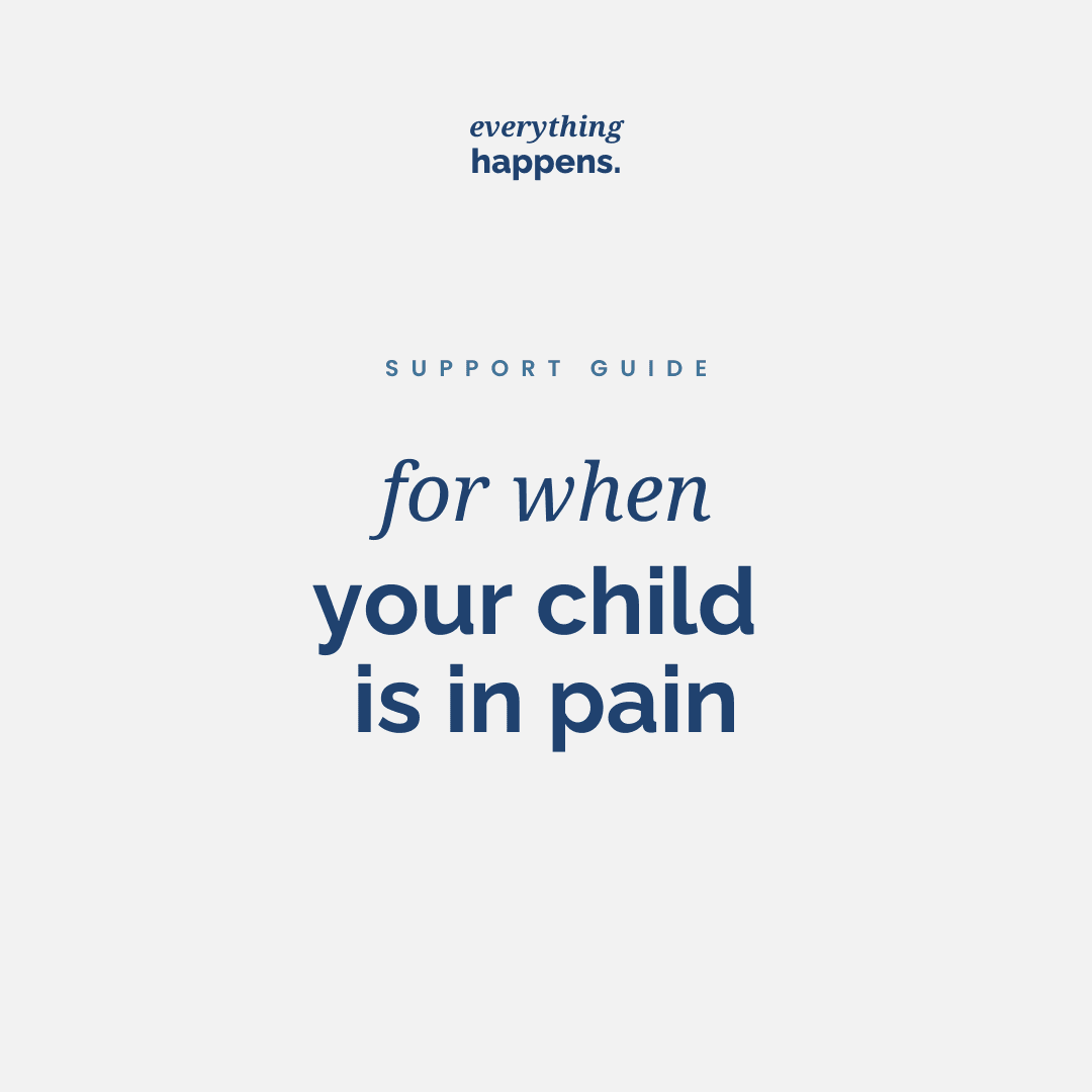Child is in pain